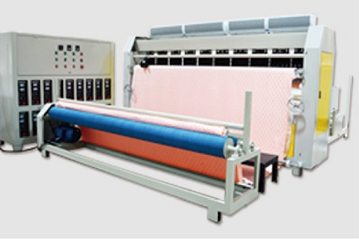 Máy dập nổi vải